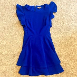 Royal Blue Mini Formal Dress